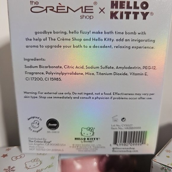 The Creme Shop x Hello Kitty Hello Fizzy! Aromatherapy Bath Bomb Coco Ro… - Picture 6 of 11
